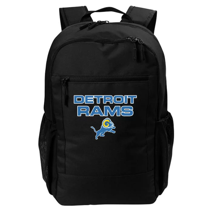 Detroit Rams Funny Daily Commute Backpack