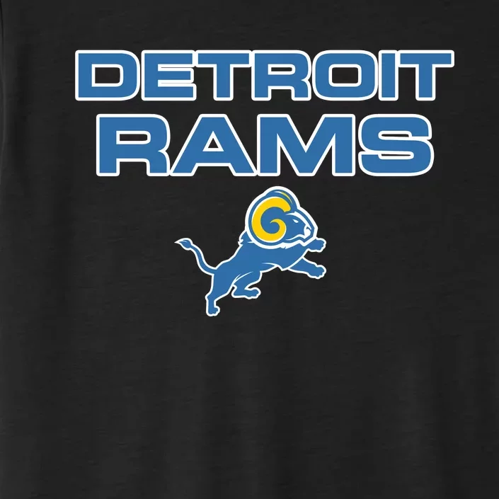 Detroit Rams Funny ChromaSoft Performance T-Shirt