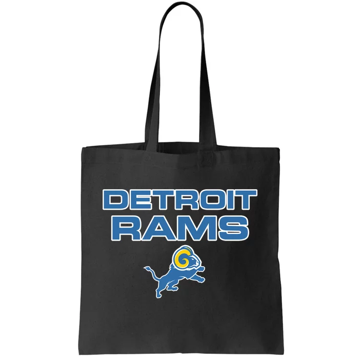 Detroit Rams Funny Tote Bag