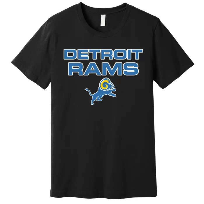 Detroit Rams Funny Premium T-Shirt