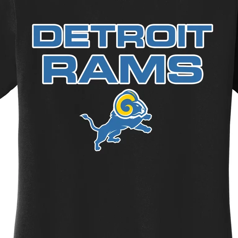 Detroit Rams Funny Women's T-Shirt