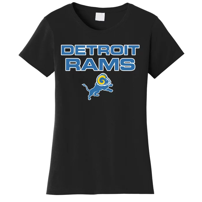 Detroit Rams Funny Women's T-Shirt