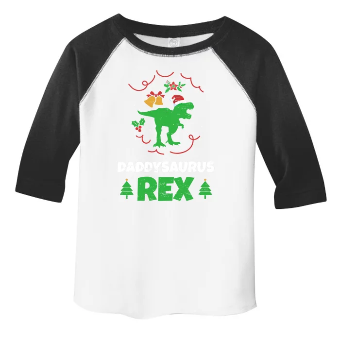 Daddysaurus Rex Fathers Day Christmas Season Xmas Papa Cool Gift Toddler Fine Jersey T-Shirt