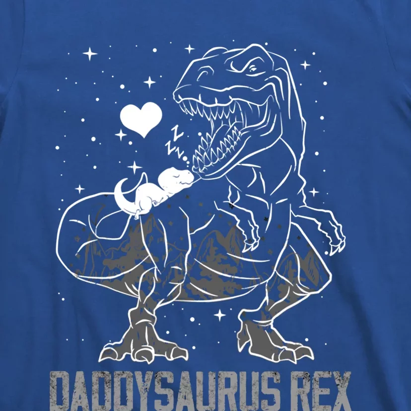 Daddysaurus Rex Funny Cute Dinosaur Fathers Day Gift Cute Gift T-Shirt