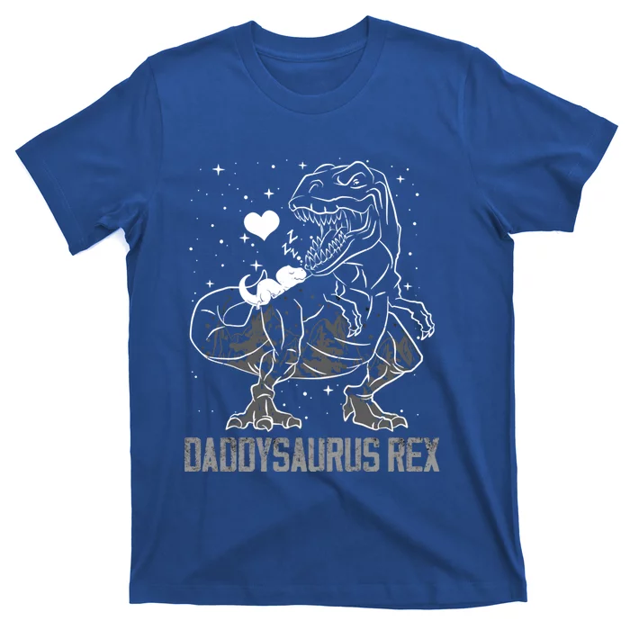 Daddysaurus Rex Funny Cute Dinosaur Fathers Day Gift Cute Gift T-Shirt