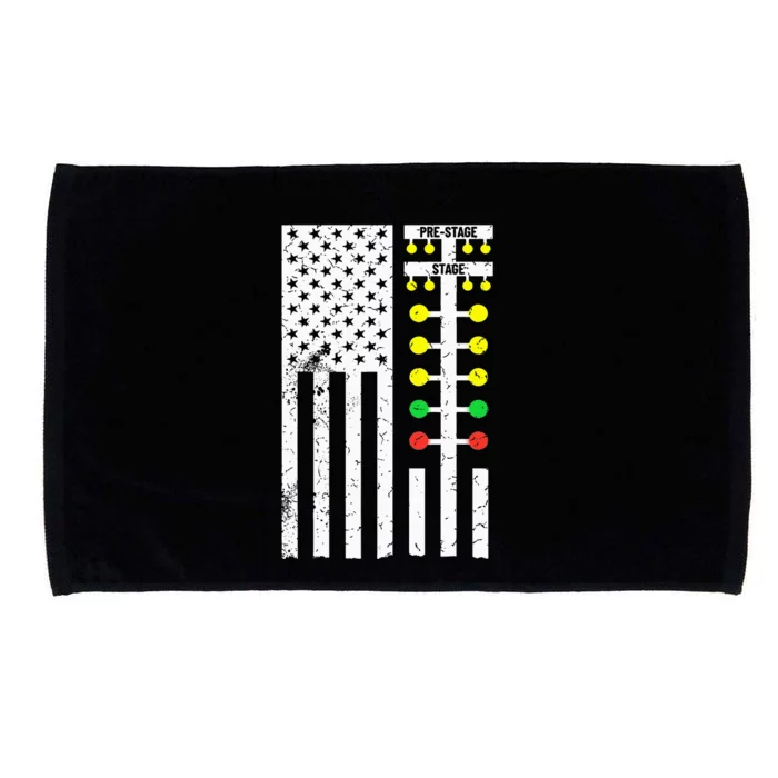 Drag Racing Flag American Drag Race Track Strip Light Tree Microfiber Hand Towel