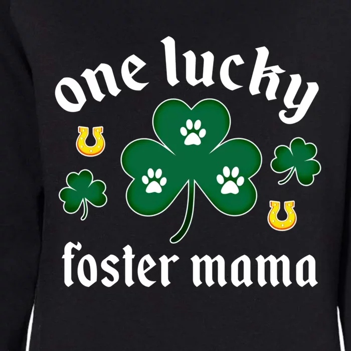 Dog Rescue Foster Mom St Patrick's Day Irish Shamrock Meaningful Gift Womens California Wash Sweatshirt