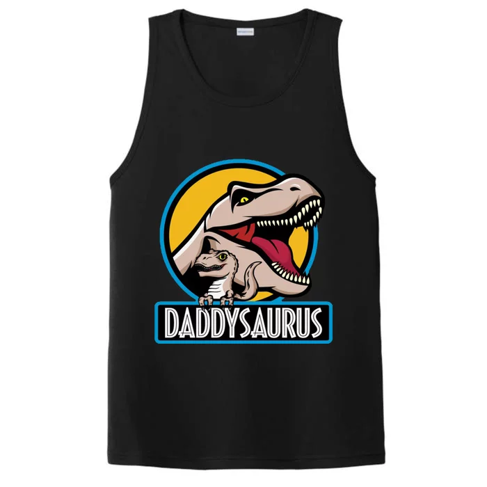 Daddysaurus Rex Fathers Day Performance Tank