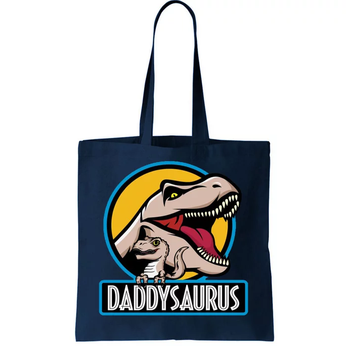 Daddysaurus Rex Fathers Day Tote Bag