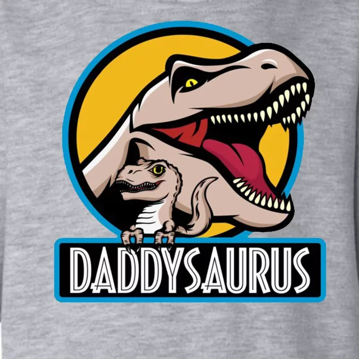 Daddysaurus Rex Fathers Day Toddler Hoodie