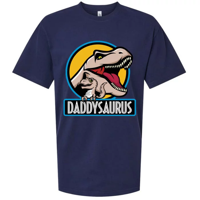 Daddysaurus Rex Fathers Day Sueded Cloud Jersey T-Shirt