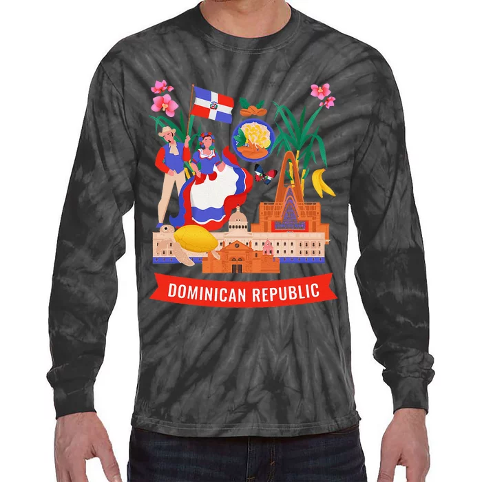 Dominican Republic Fancy Dress Ideas For Dominican Tie-Dye Long Sleeve Shirt