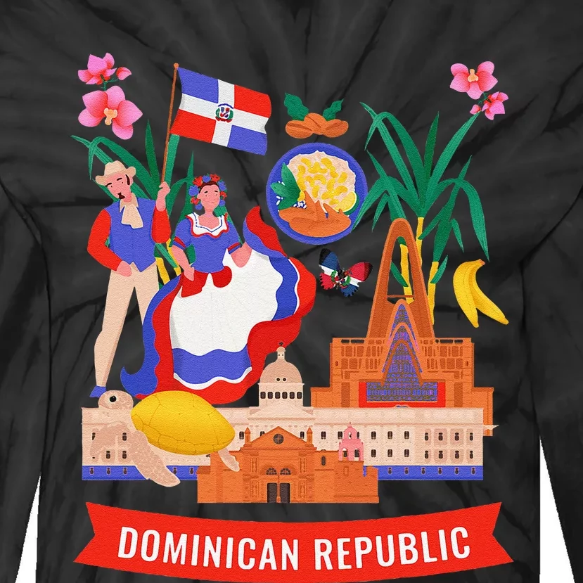 Dominican Republic Fancy Dress Ideas For Dominican Tie-Dye Long Sleeve Shirt