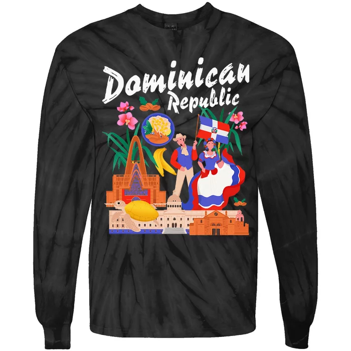 Dominican Republic Fancy Dress Ideas For Dominican Tie-Dye Long Sleeve Shirt