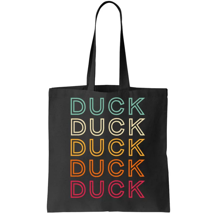 Ducks Retro Funny Vintage Duck Tote Bag