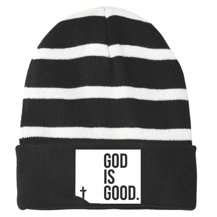 Dalton Risner God Is Good Striped Beanie with Solid Band