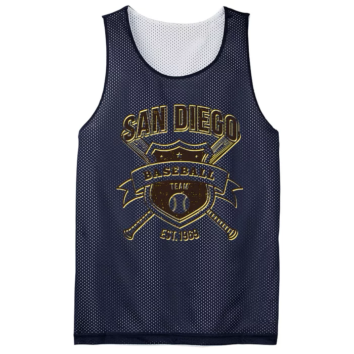 Distressed Retro Glitch Look Padre Tailgate Party Sport Gift Mesh Reversible Basketball Jersey Tank