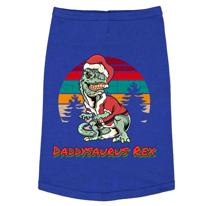 Daddysaurus Rex Gift Matching Pajama Christmas Dinosaur Great Gift Doggie Tank