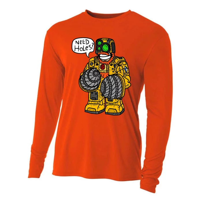 Deep Rock Galactic Driller. Cooling Performance Long Sleeve Crew