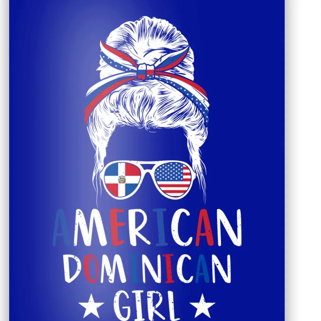 Dominican Republic Half Dominican Half American Gift Poster