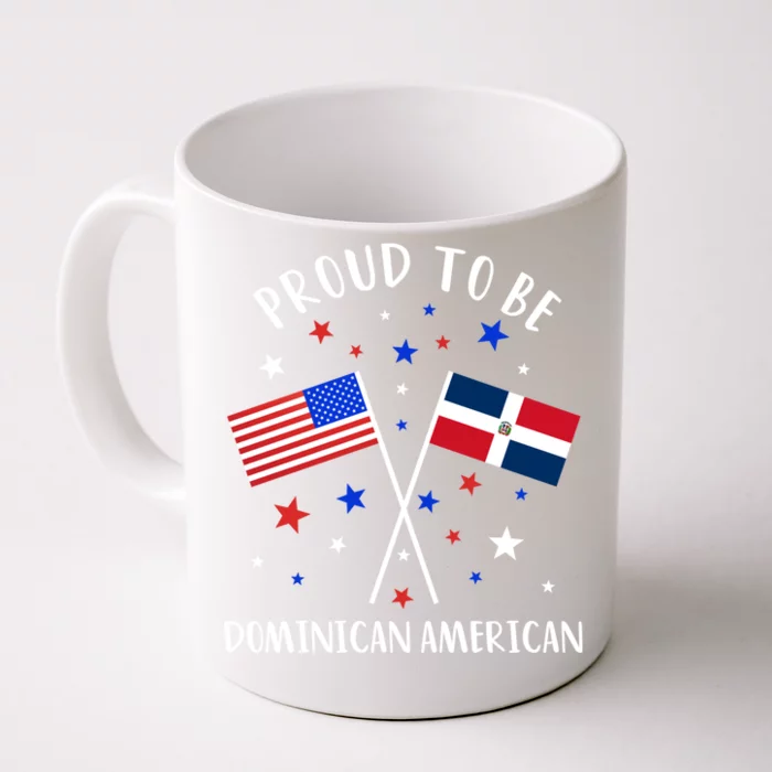 Dominican Republic Half Dominican Half American Cute Gift Front & Back Coffee Mug