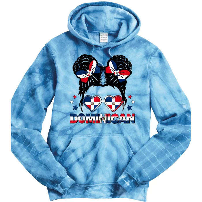 Dominican Republica Hispanic Heritage Dominicana Tie Dye Hoodie