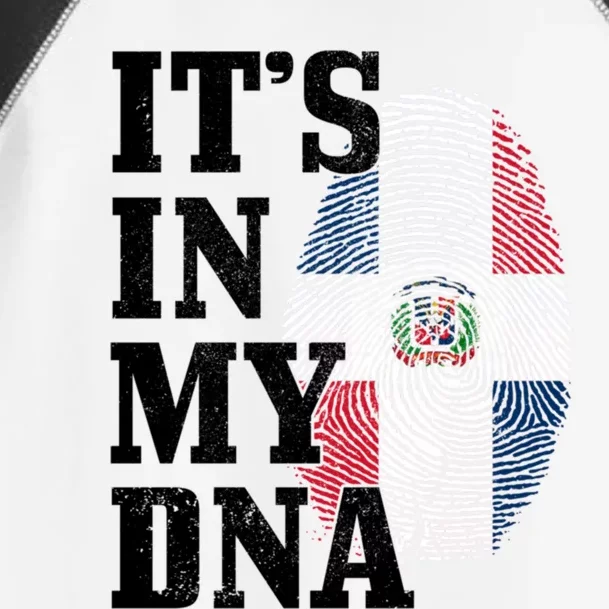 Dominican Republic It's In My Dna Dominican Flag Pride Cute Gift Toddler Fine Jersey T-Shirt