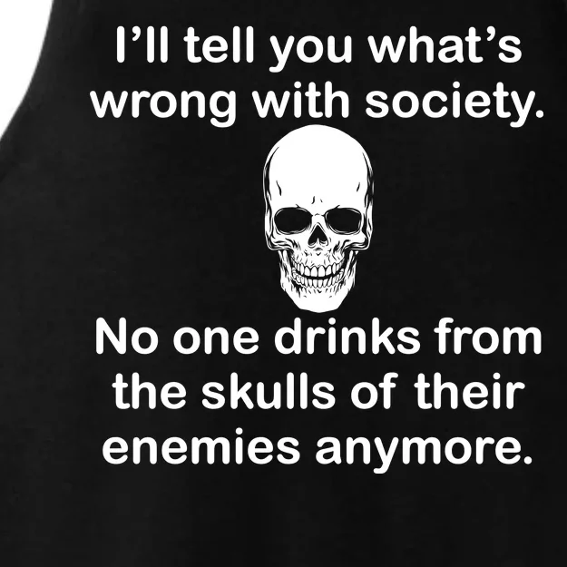 Drink From The Skull Of Your Enemies Ladies Tri-Blend Wicking Tank