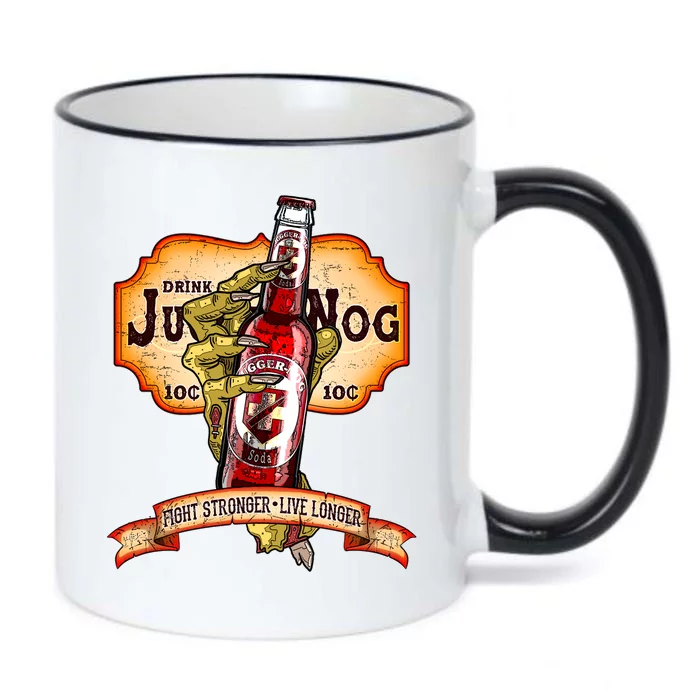 Drink JuggerNog Soda Zombies Black Color Changing Mug