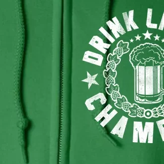 Drink Like a Champion Emblem Full Zip Hoodie