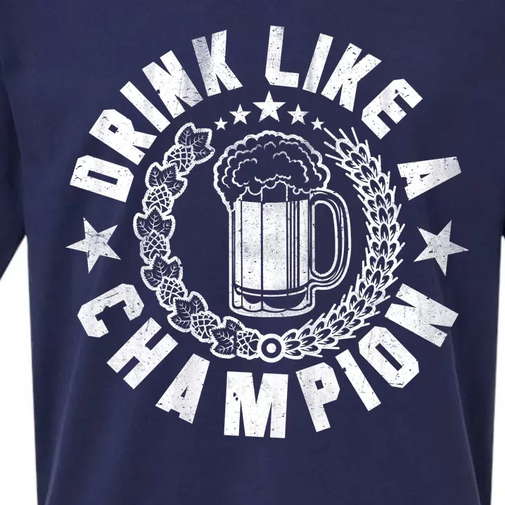 Drink Like a Champion Emblem Sueded Cloud Jersey T-Shirt