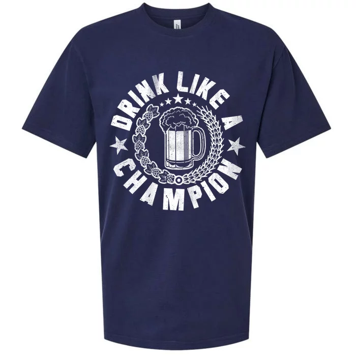 Drink Like a Champion Emblem Sueded Cloud Jersey T-Shirt