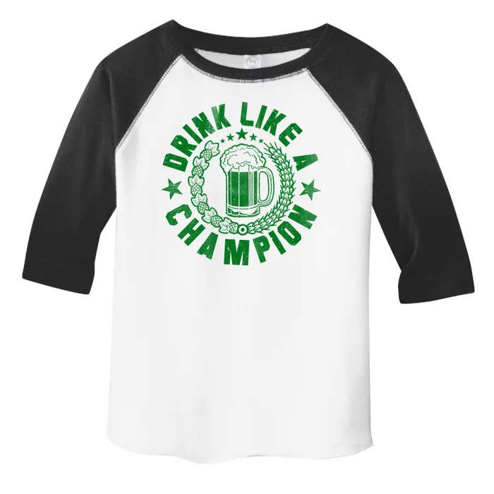 Drink Like a Champion Emblem Toddler Fine Jersey T-Shirt