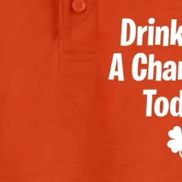 Drink Like A Champion Today Funny St. Patrick's Day Dry Zone Grid Performance Polo