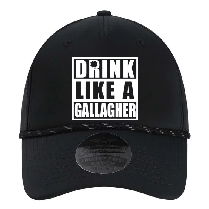 Drink Like A Gallagher Funny St. Patrick's Day Irish Clover Performance The Dyno Cap