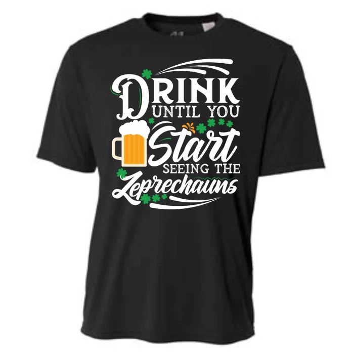 Drink Until You Start Seeing Leprechauns Cooling Performance Crew T-Shirt