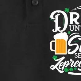 Drink Until You Start Seeing Leprechauns Dry Zone Grid Performance Polo