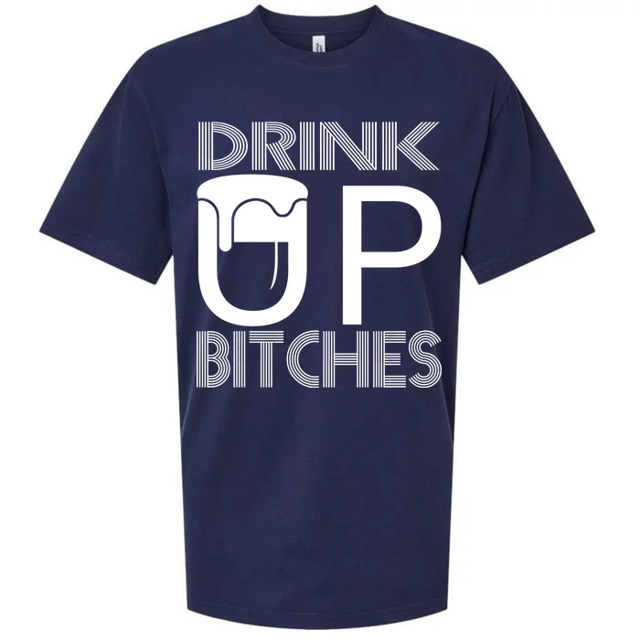 Drink Up Bitches Sueded Cloud Jersey T-Shirt