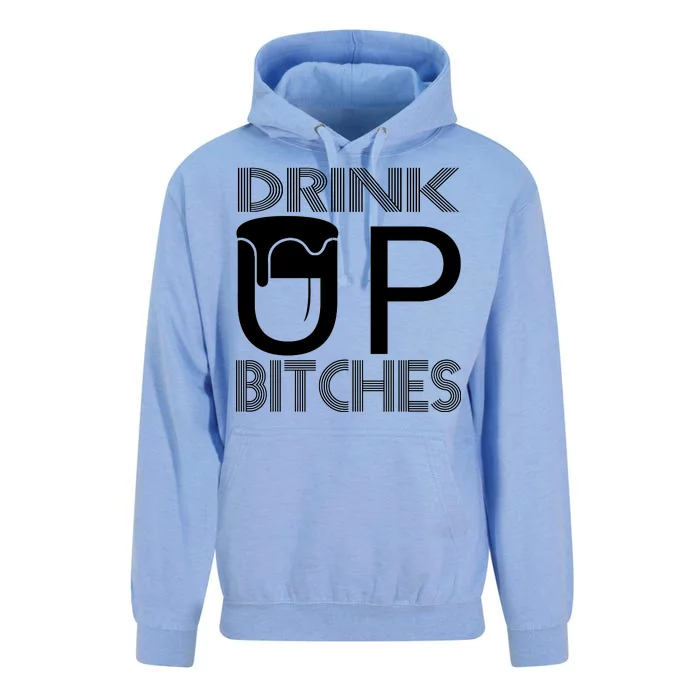 Drink Up Bitches Unisex Surf Hoodie