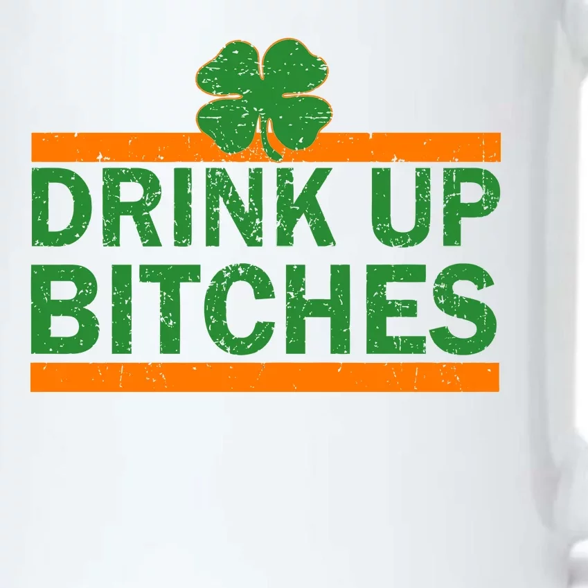 Drink Up Bitches Irish Clover Black Color Changing Mug