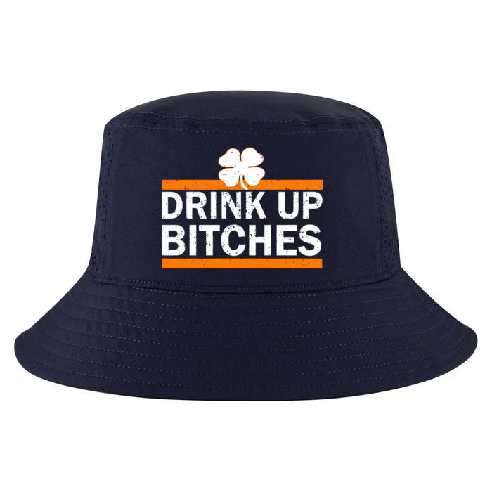 Drink Up Bitches Irish Clover Cool Comfort Performance Bucket Hat