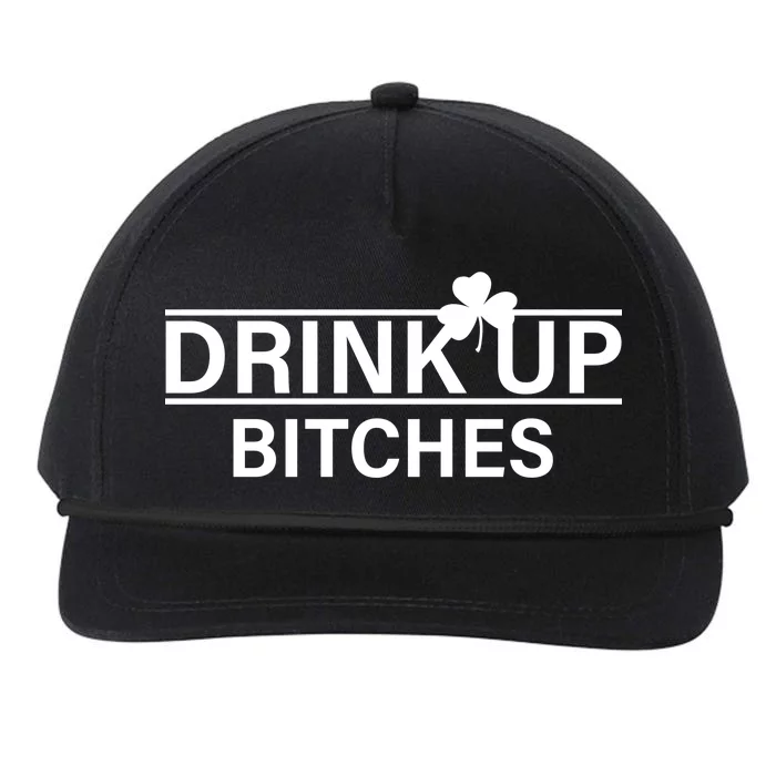 Drink Up Bitches Simple Logo Snapback Five-Panel Rope Hat