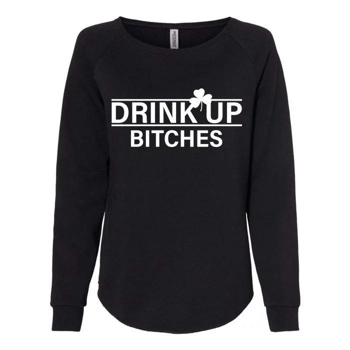 Drink Up Bitches Simple Logo Womens California Wash Sweatshirt