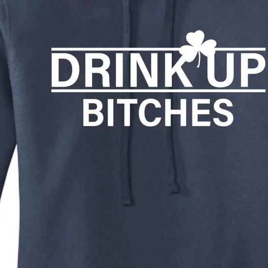 Drink Up Bitches Simple Logo Women's Pullover Hoodie