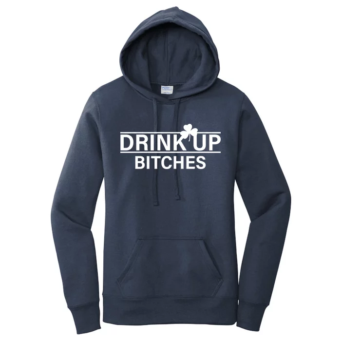 Drink Up Bitches Simple Logo Women's Pullover Hoodie