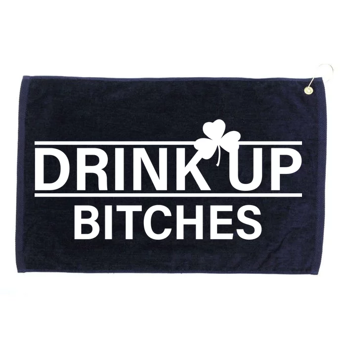 Drink Up Bitches Simple Logo Grommeted Golf Towel