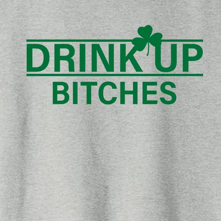 Drink Up Bitches Simple Logo Women's Crop Top Tee