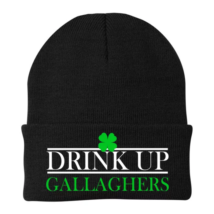 Drink Up Gallaghers Funny St. Patrick's Day Knit Cap Winter Beanie