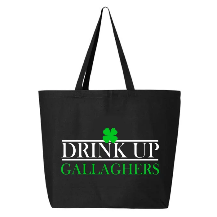 Drink Up Gallaghers Funny St. Patrick's Day 25L Jumbo Tote