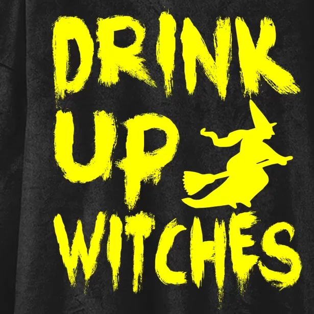 Drink Up Witches Hooded Wearable Blanket